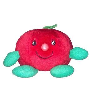 Vtg Kuddle Me Toys Plush Tomato Fruit Vegetable Small Stuffed Collectible Toy